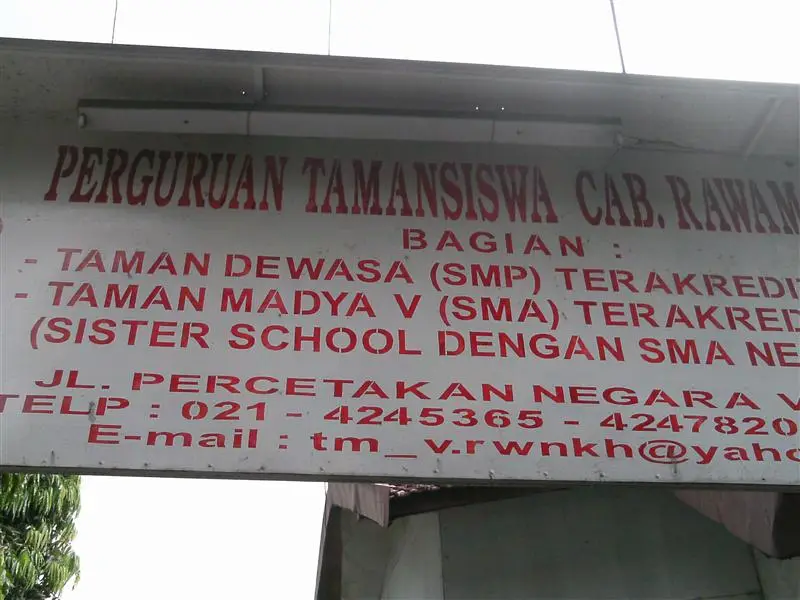 SMAS TAMAN MADYA 5 JAKARTA