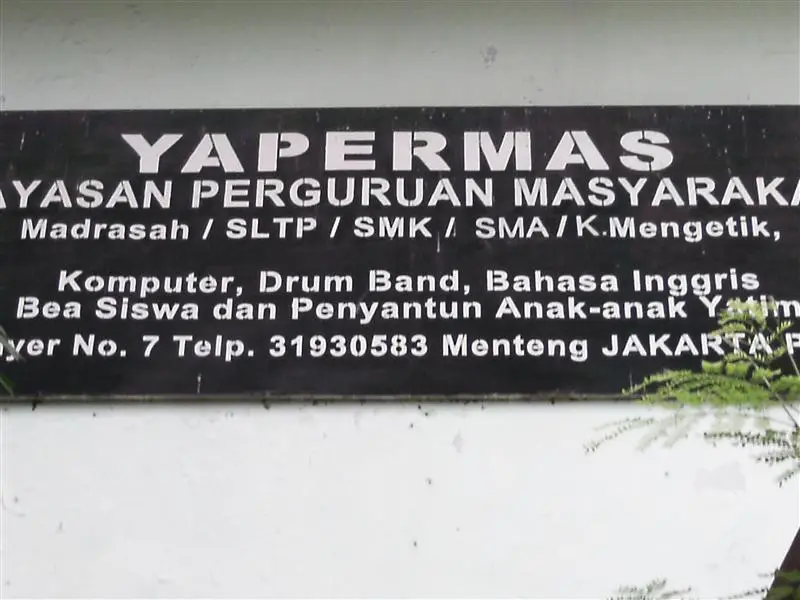 SMAS YAPERMAS JAKARTA