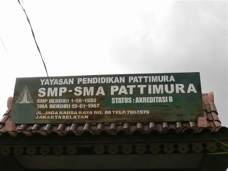 SMAS PATTIMURA JAKARTA