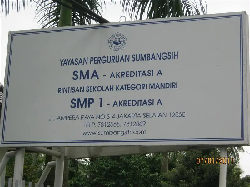 SMAS SUMBANGSIH JAKARTA