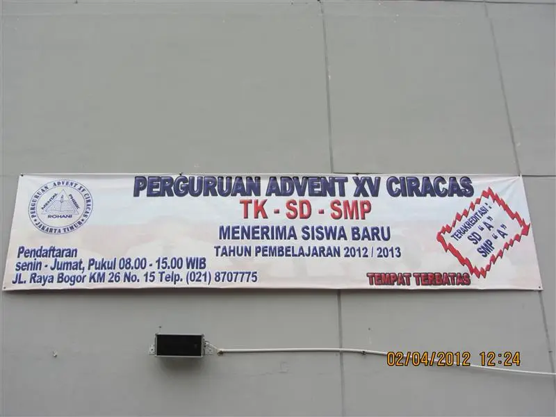 SMP PERGURUAN ADVENT XV CIRACAS