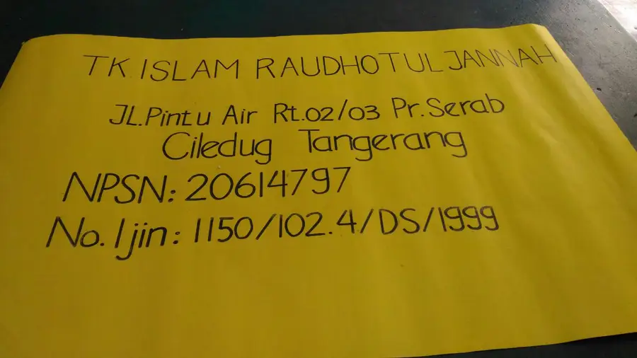 Foto TK ISLAM ROUDHOTUL JANNAH
