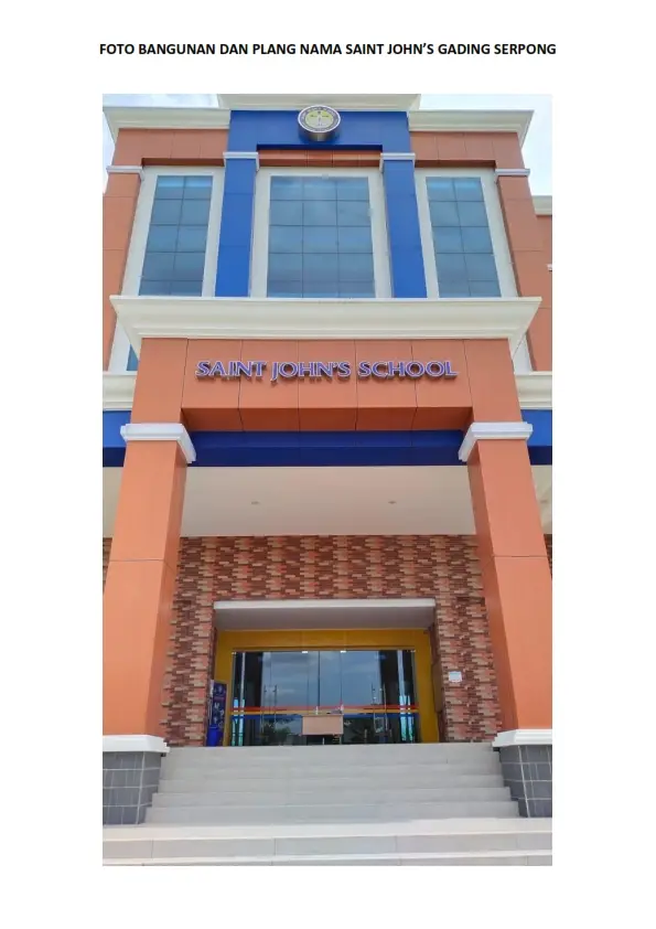 Foto Saint John's School Pagedangan