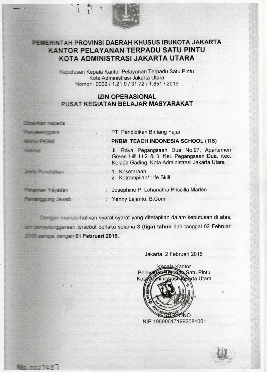 PKBM TEACH INDONESIA SCHOOL