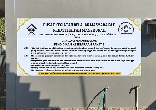 PKBM THAIFAH MANSHURAH